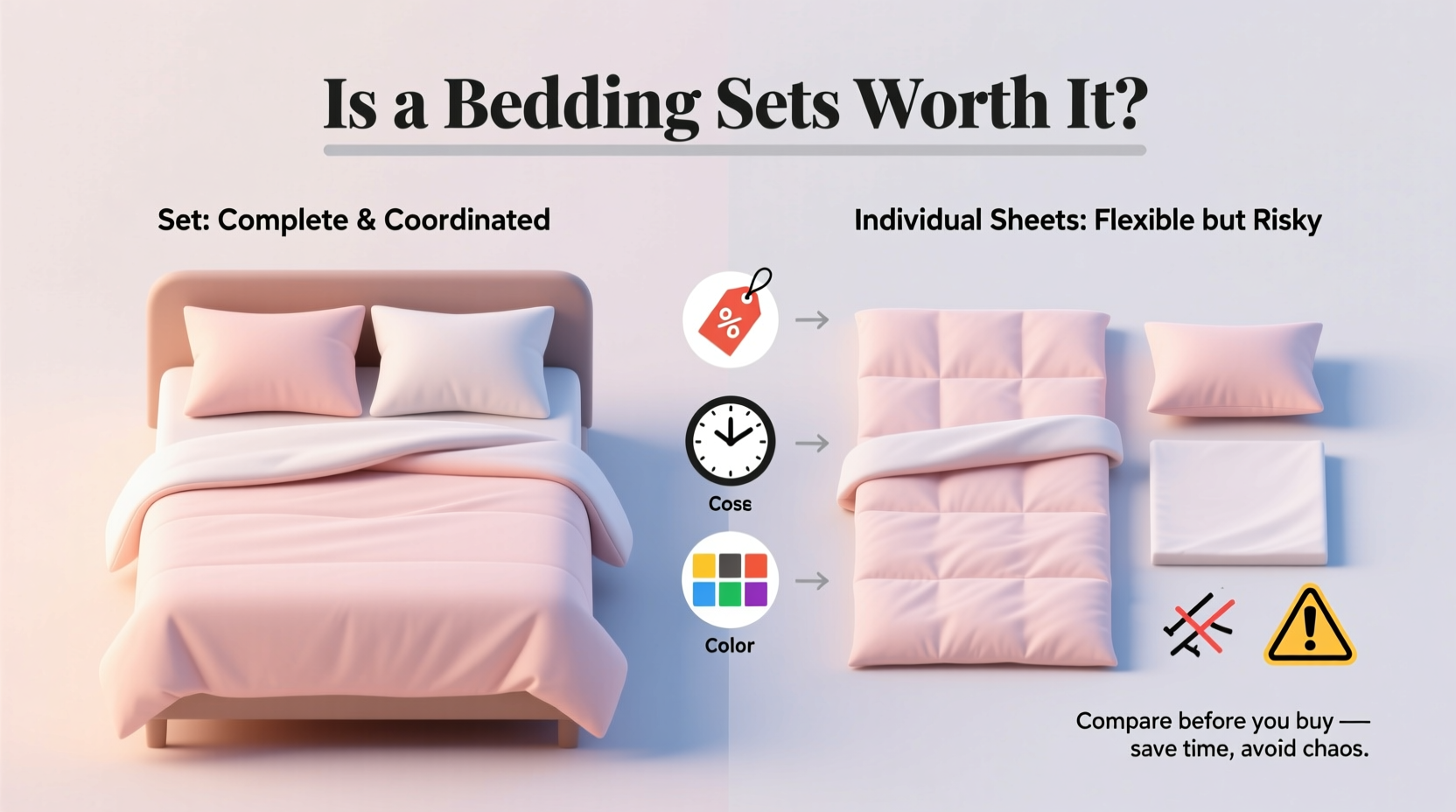 bedding set vs individual sheets is a set worth it or are you paying extra