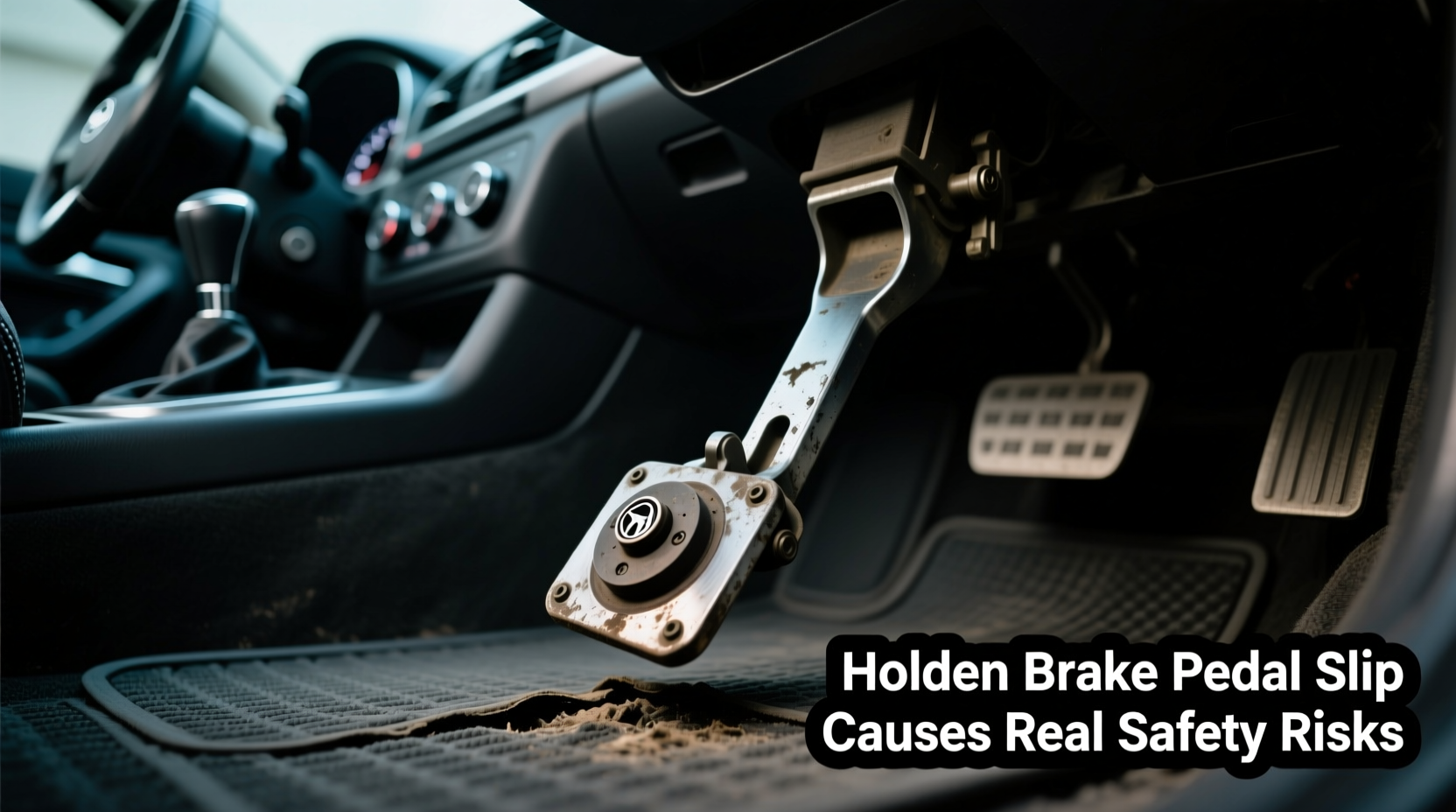 holden brake pedal slip safety risks