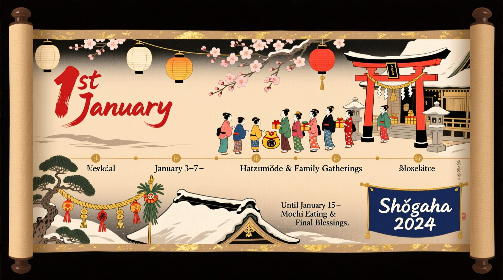 how long does japanese new year last