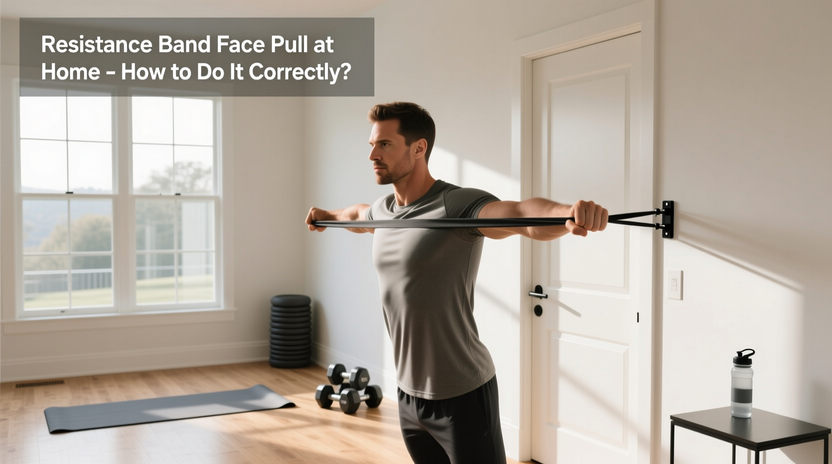 banded face pull at home guide