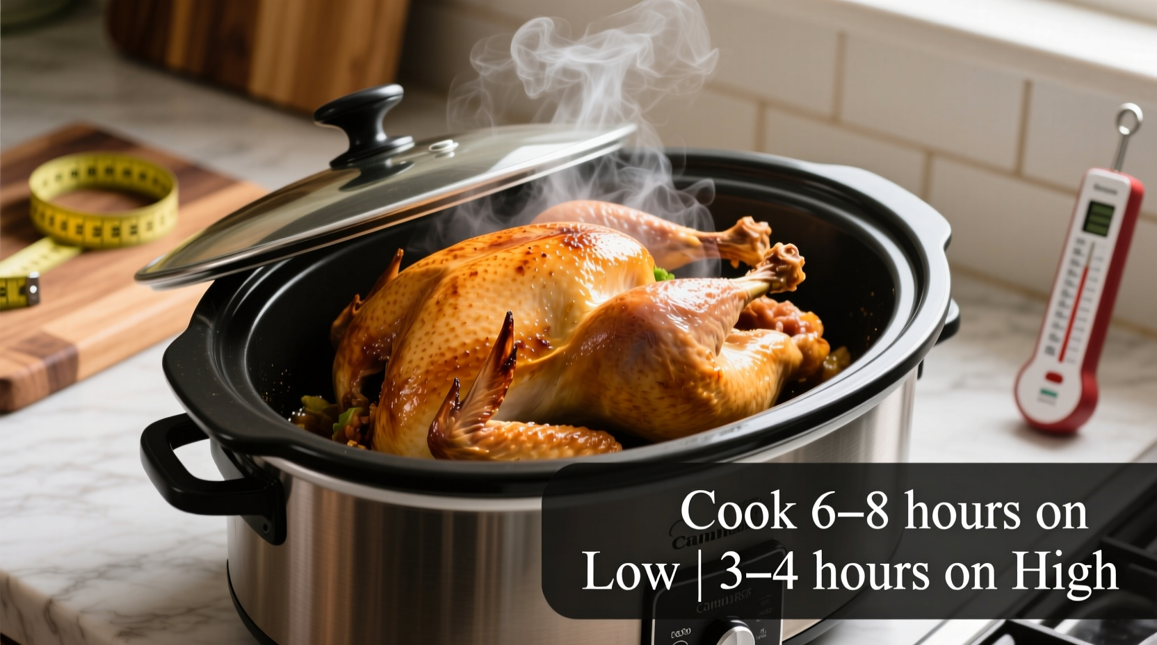Slow Cooker Turkey Time: Exact Hours by Weight
