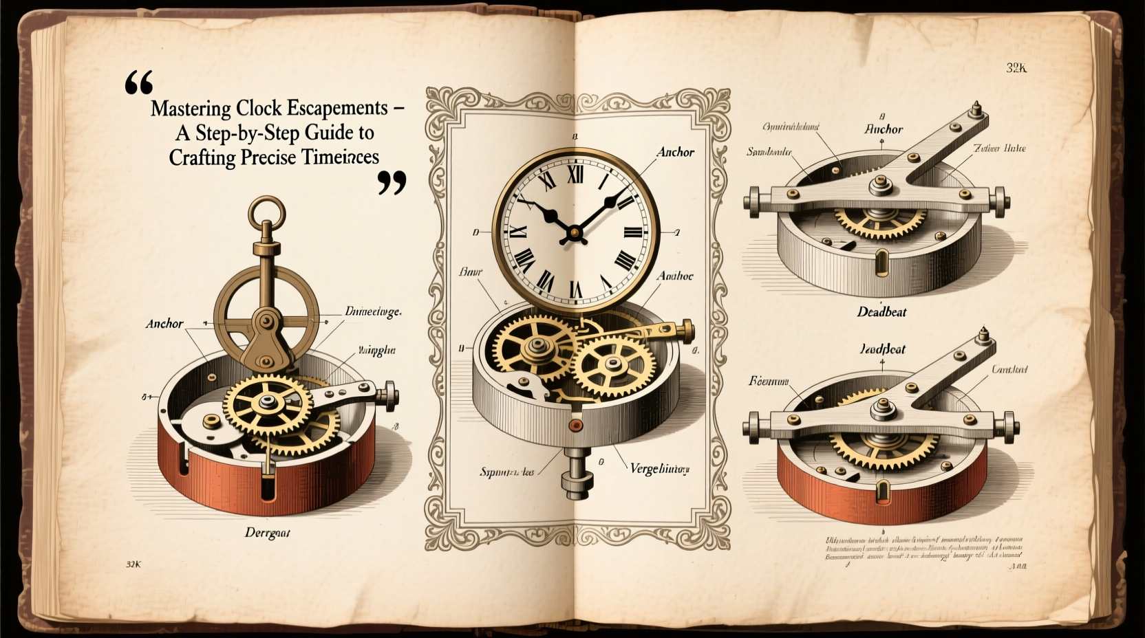 mastering clock escapements a step by step guide to crafting precise timepieces