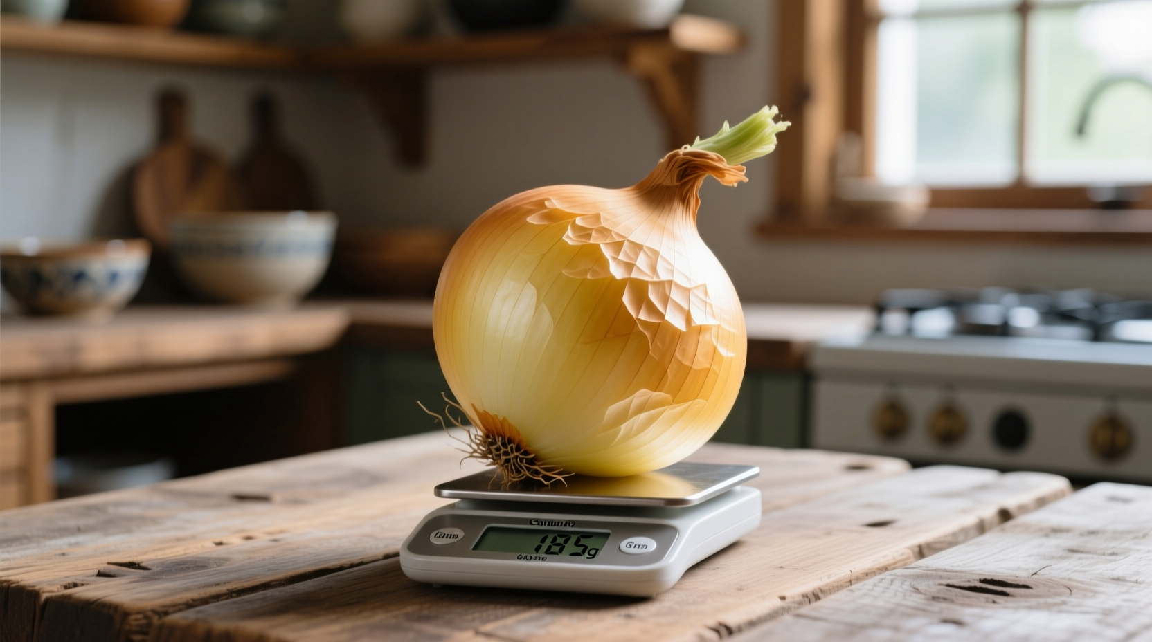 how much does an onion weigh