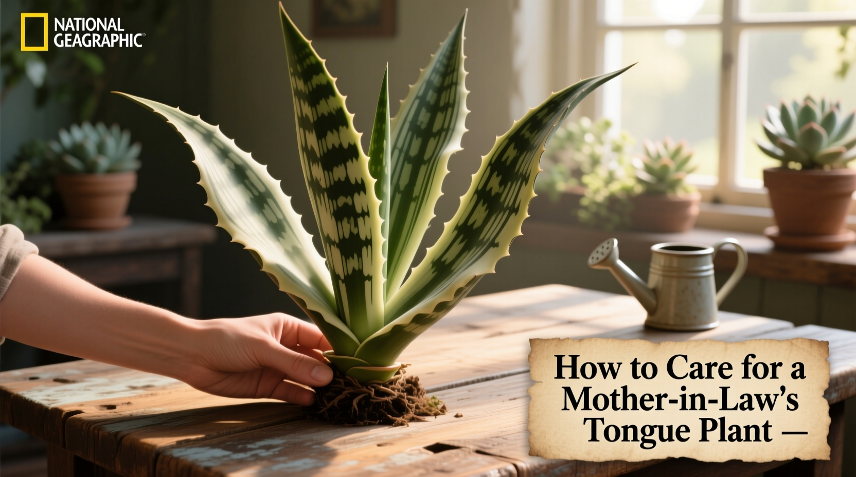 how to care for a mother in law tongue plant