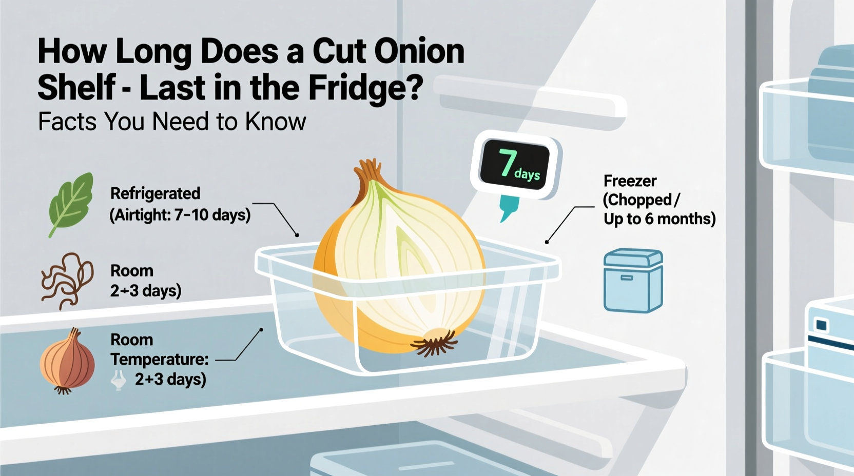 how long does cut onion last in the fridge