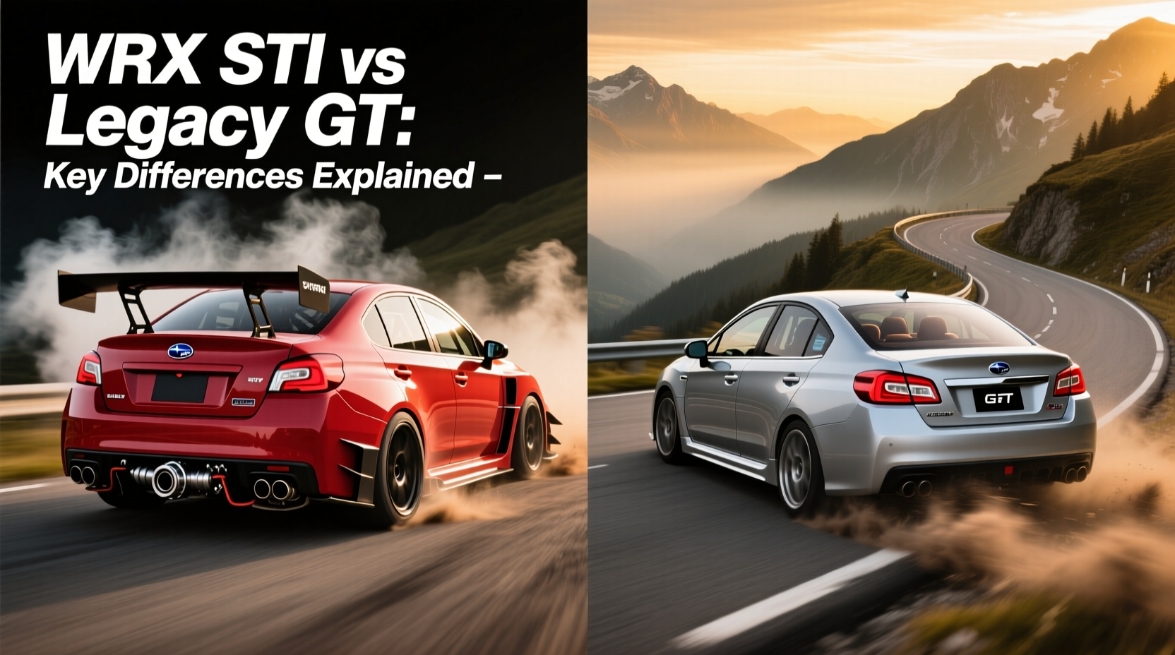 wrx sti vs legacy gt
