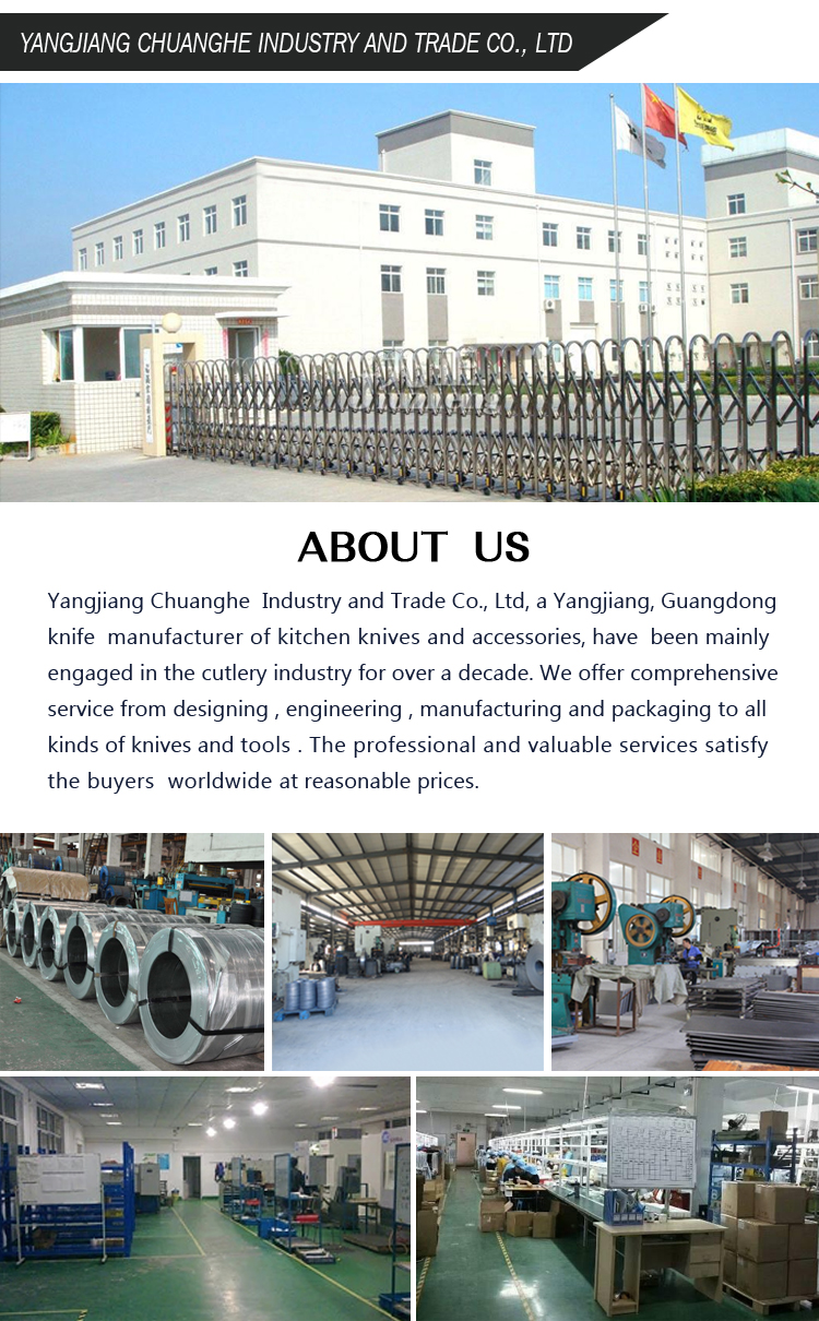 TURWHO 8 Inch German Steel 1.4116 Stainless Kitchen Chef Knife