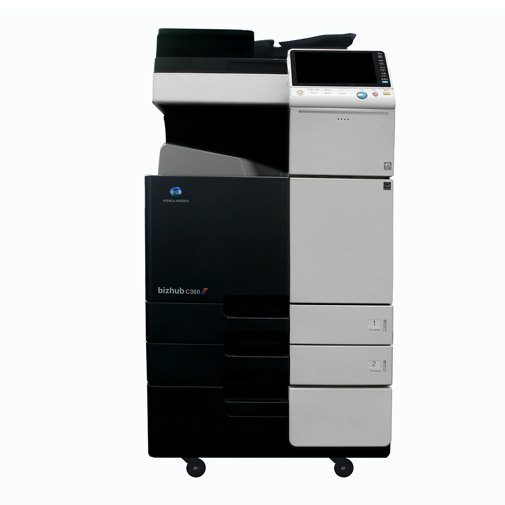 kolit二手复印机柯尼卡美能达bizhub c360复印机复印机配原装碳粉粉盒