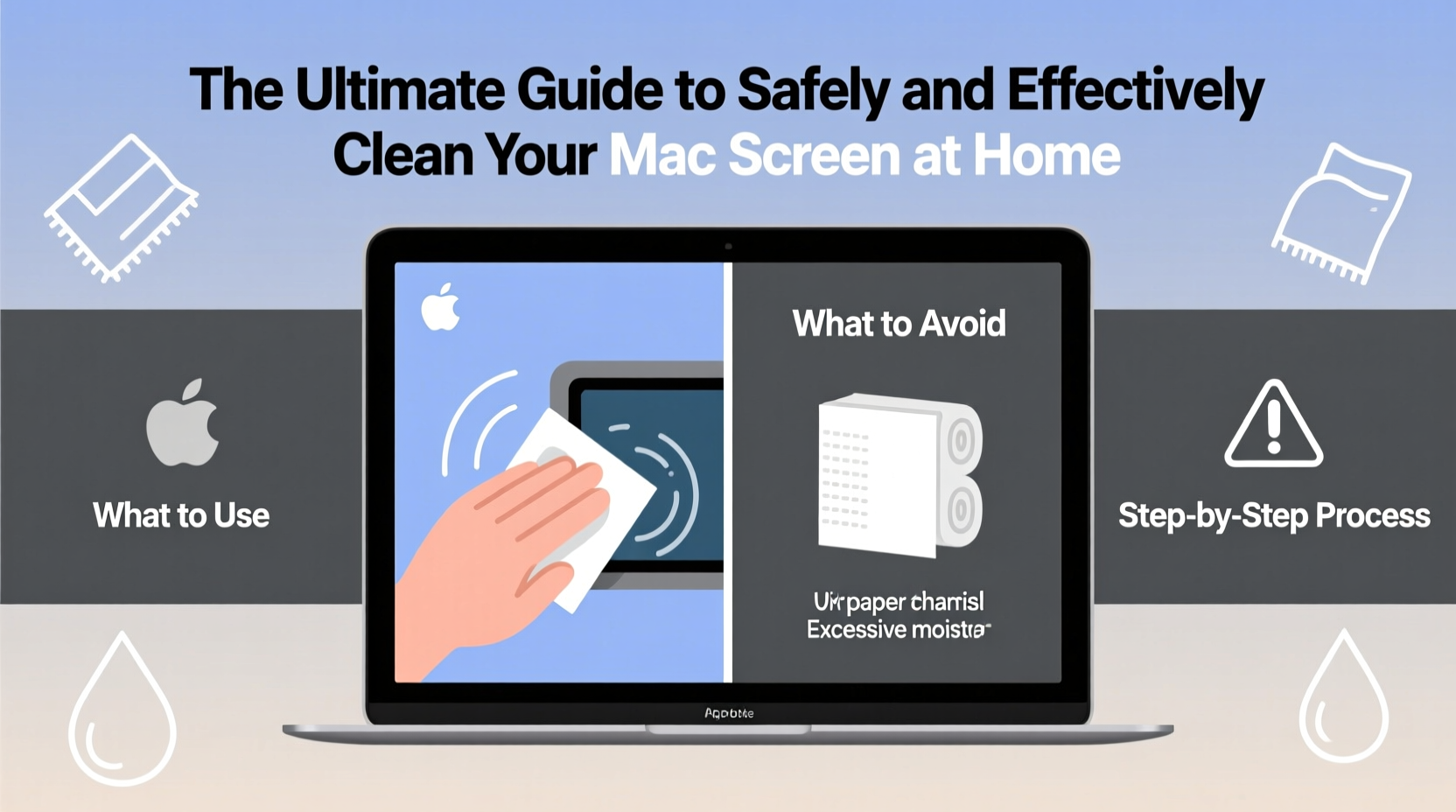 the ultimate guide to safely and effectively clean your mac screen at home
