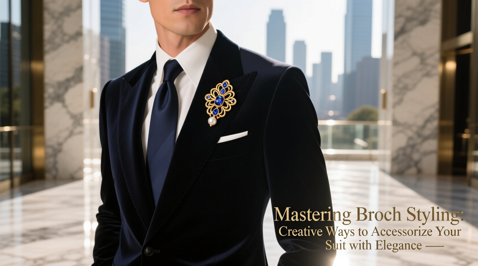 mastering brooch styling creative ways to accessorize your suit with elegance