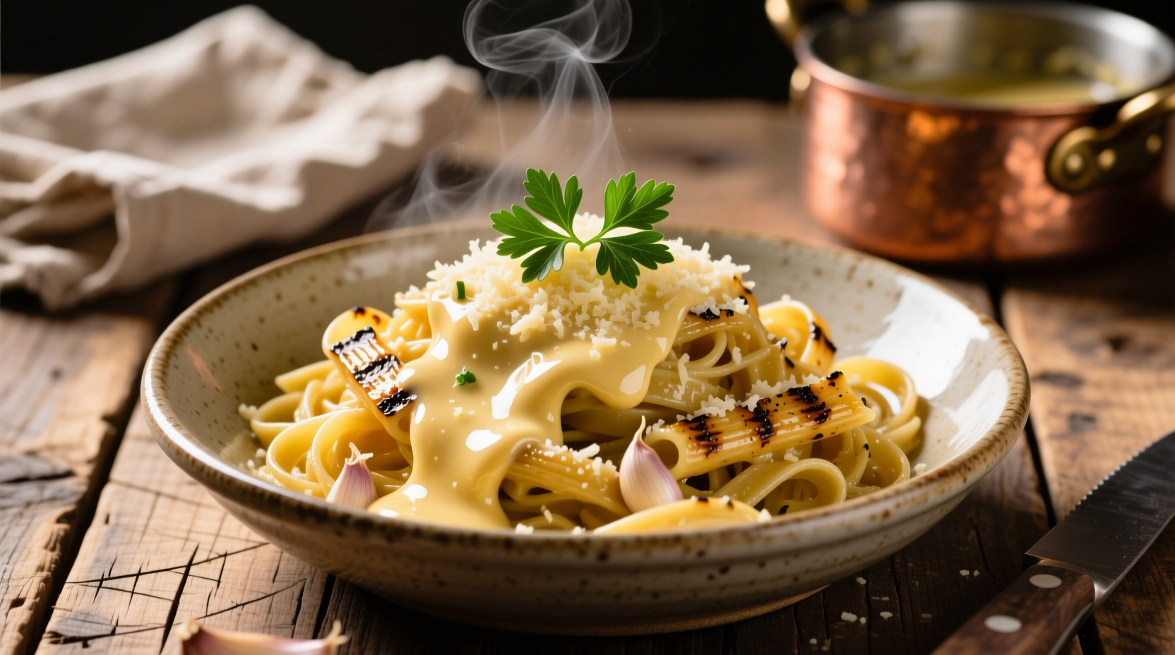 Perfect Garlic Butter Parmesan Sauce Recipe in 15 Minutes