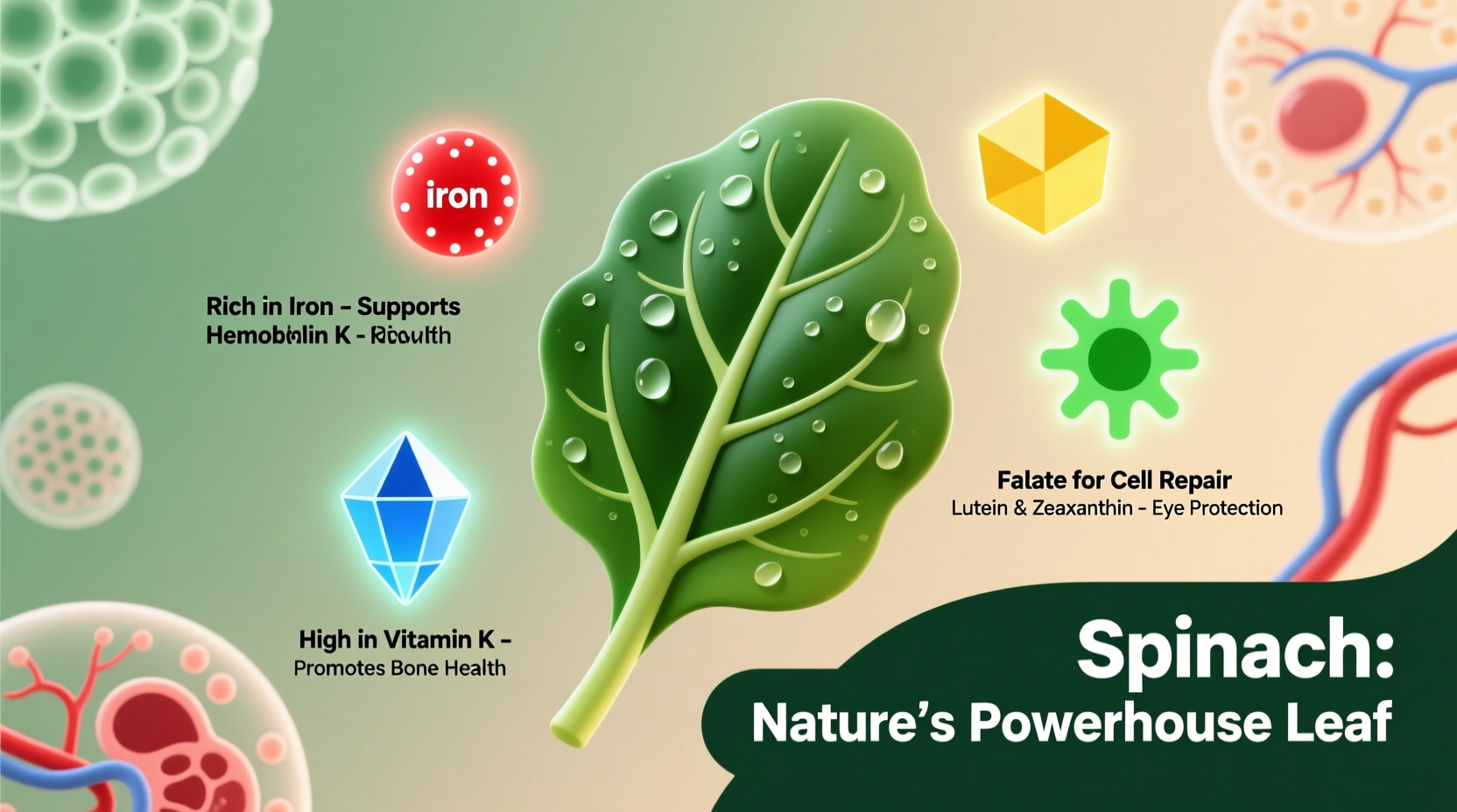 spinach properties for health