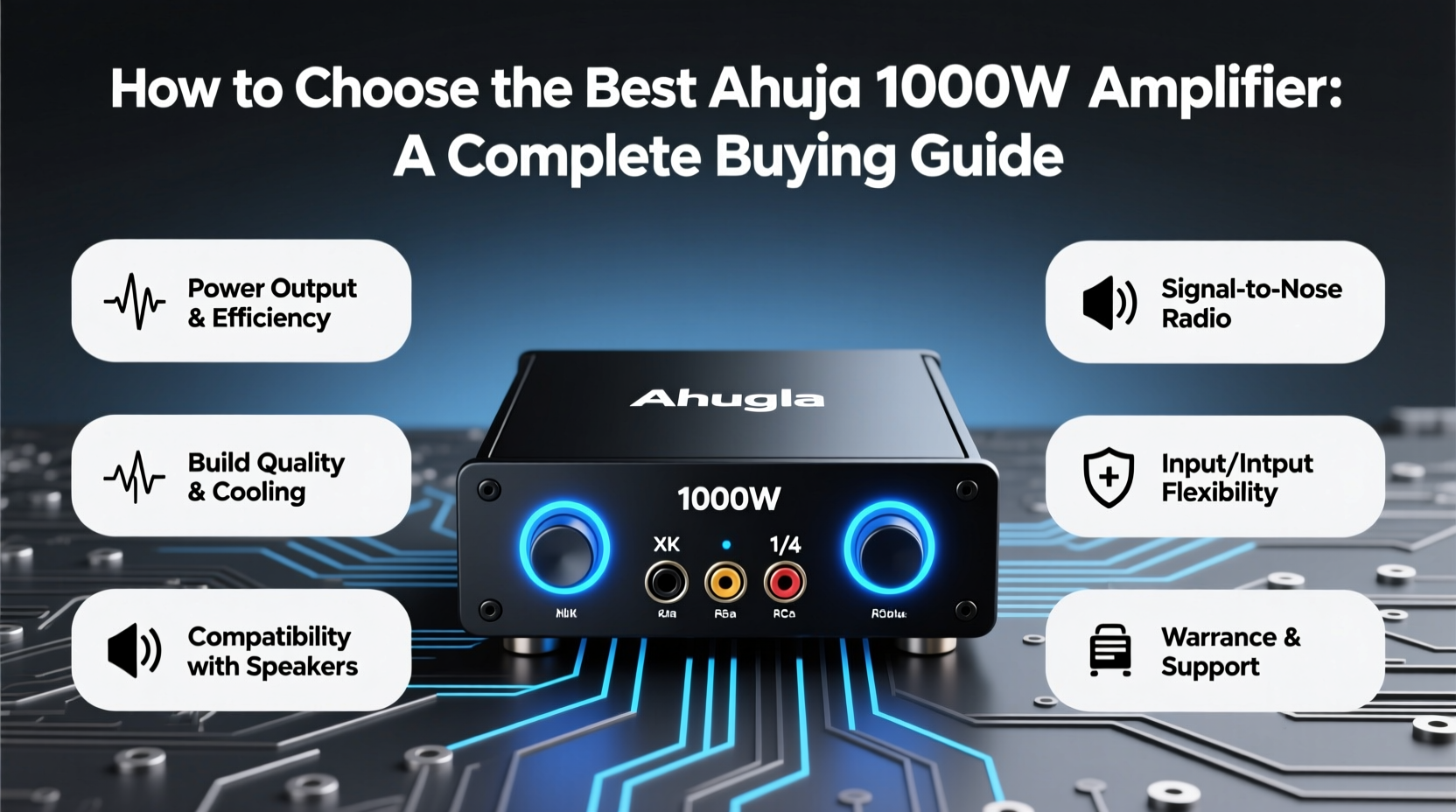ahuja 1000w amplifier