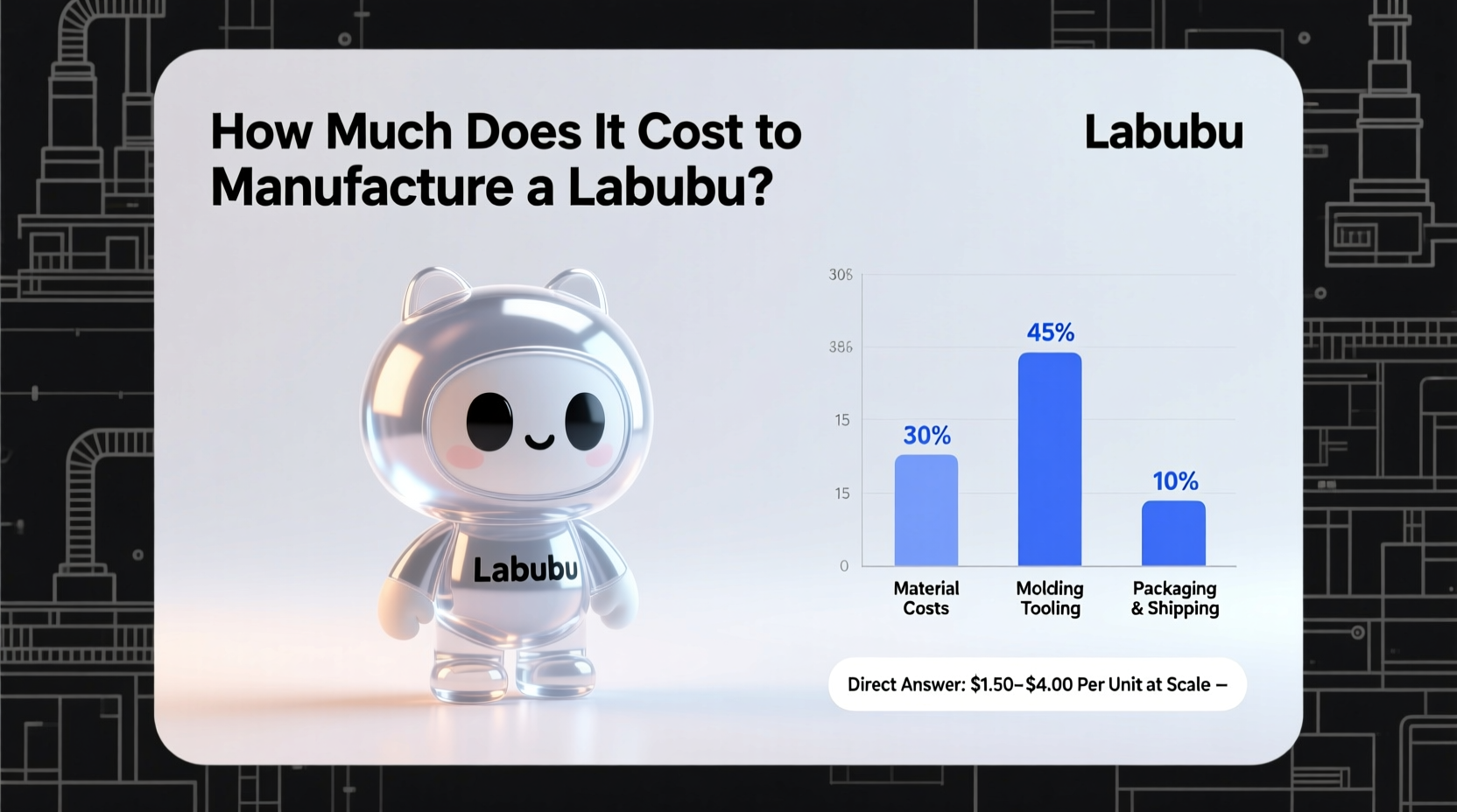 how much does it cost to manufacture a labubu