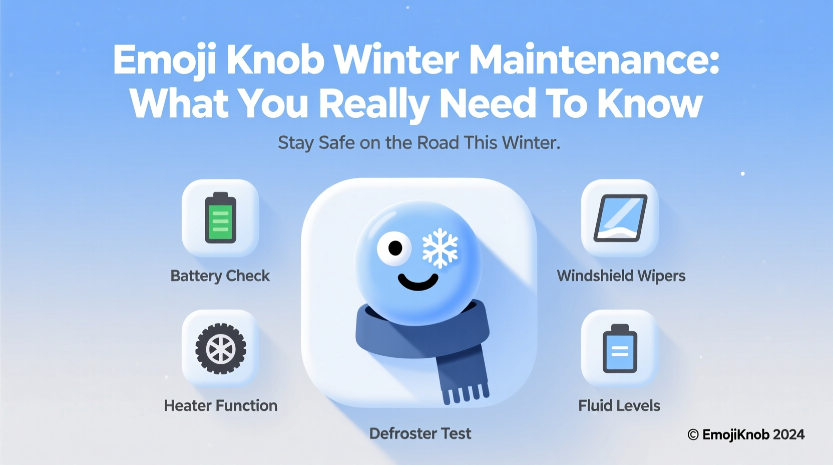 emoji knob winter maintenance