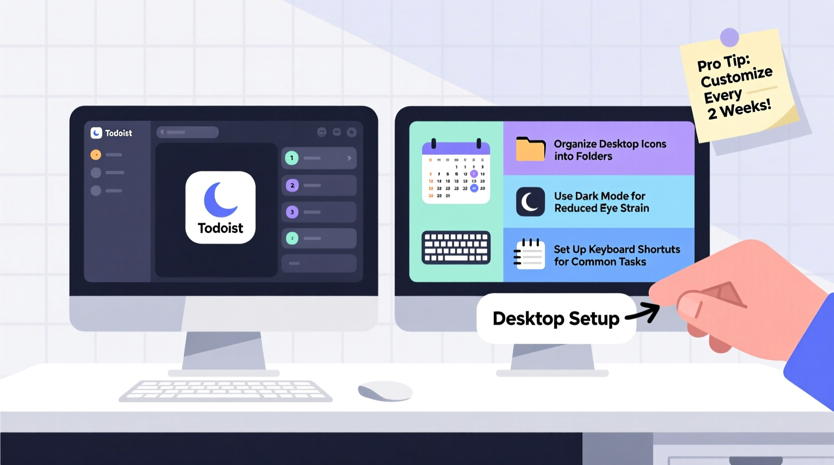 easy steps to customize and change your desktop setup for better productivity