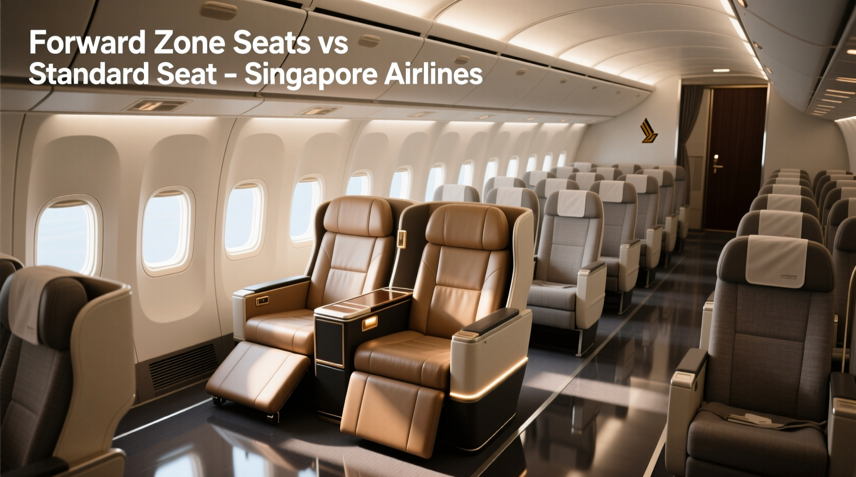 What's the Difference Between Forward Zone and Standard Seats on Singapore Airlines?