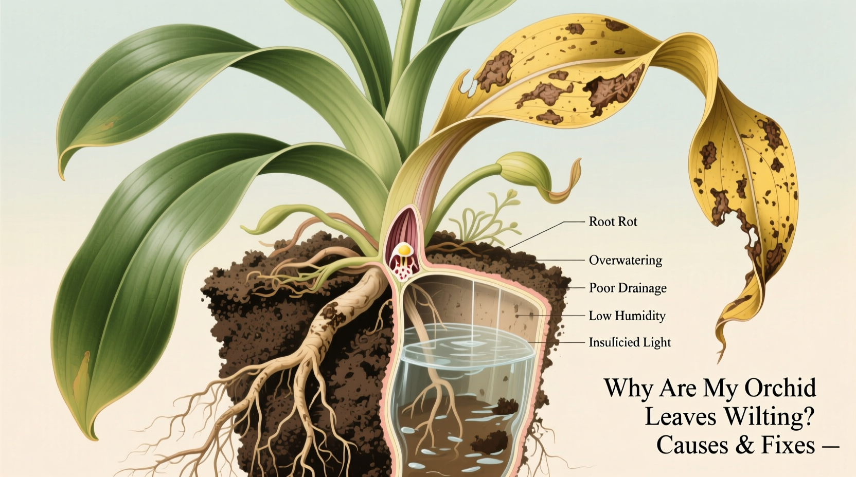 Why Are My Orchid Leaves Wilting? Causes & Fixes