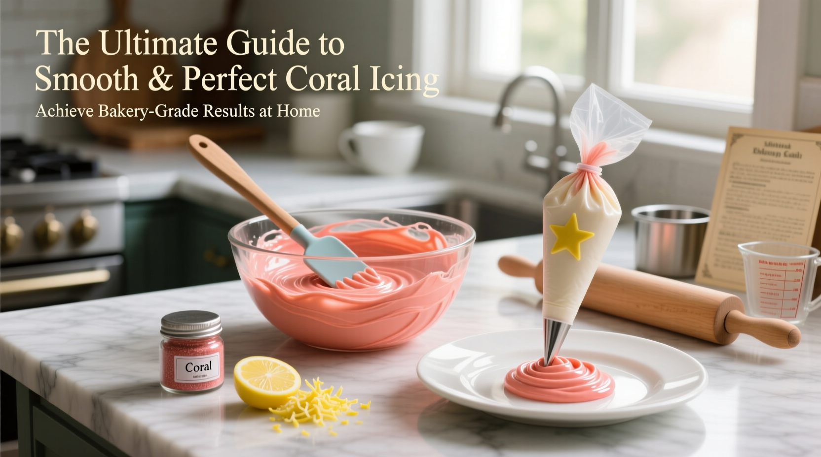 the ultimate guide to creating smooth and perfect coral color icing at home