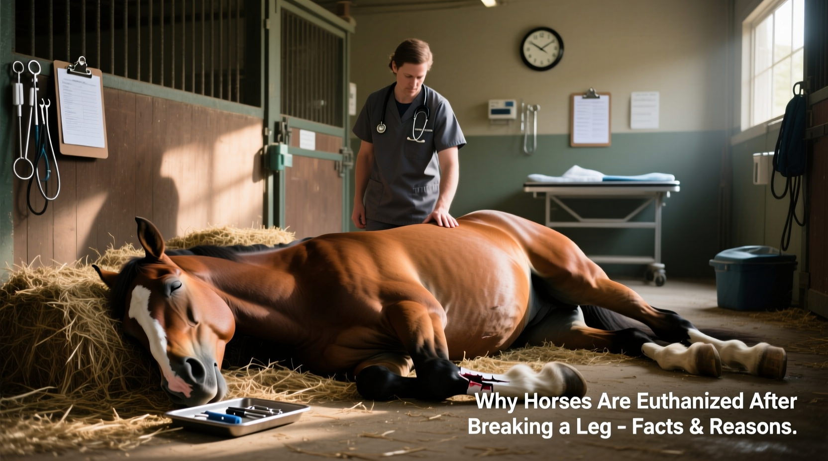 why horses are euthanized after breaking a leg reasons facts