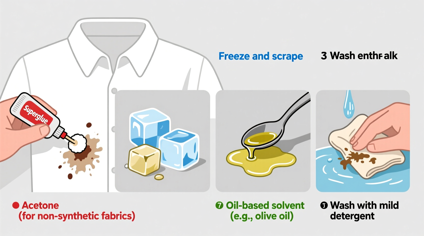 effective methods to safely remove superglue from clothes without damage