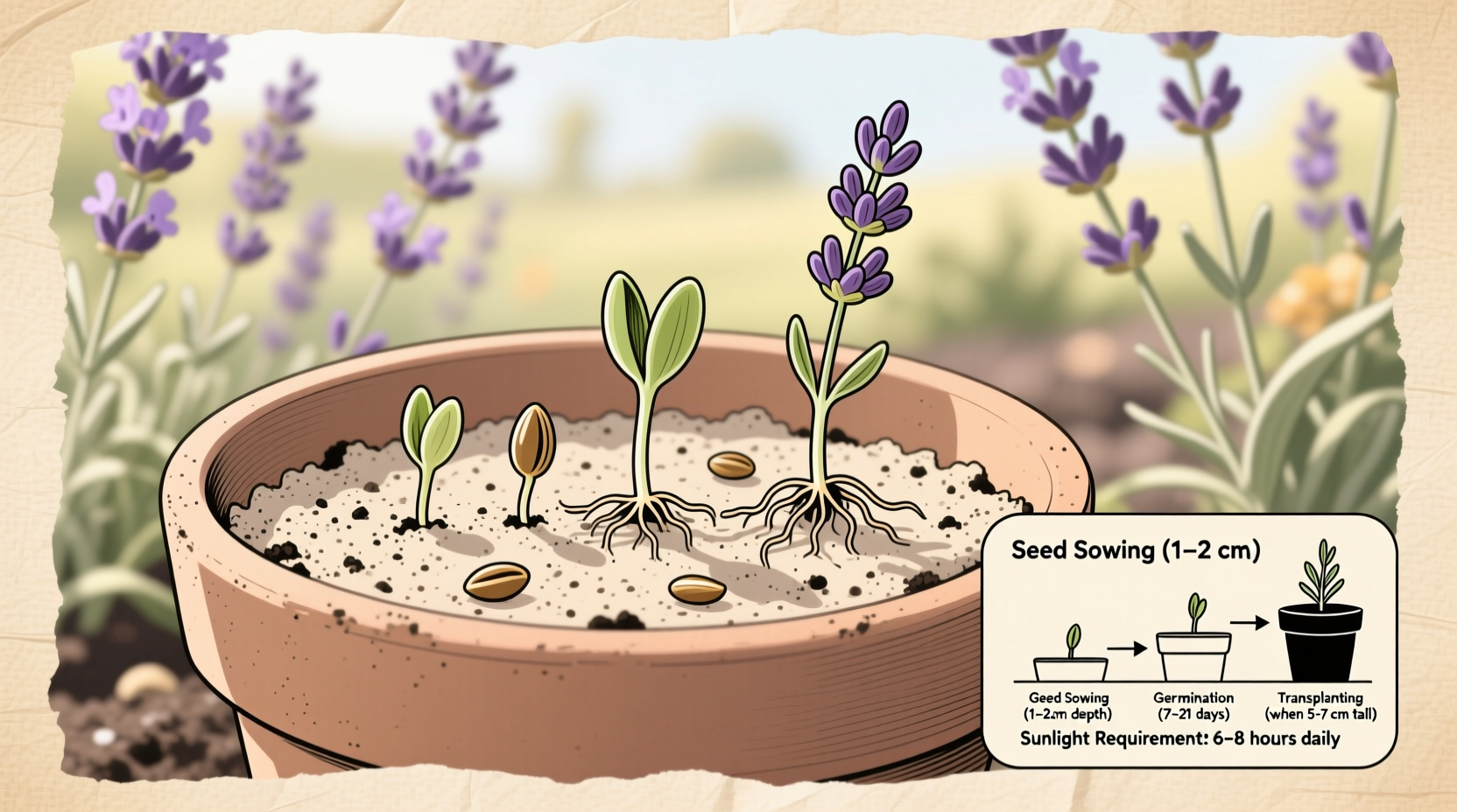 how do i grow lavender from seed