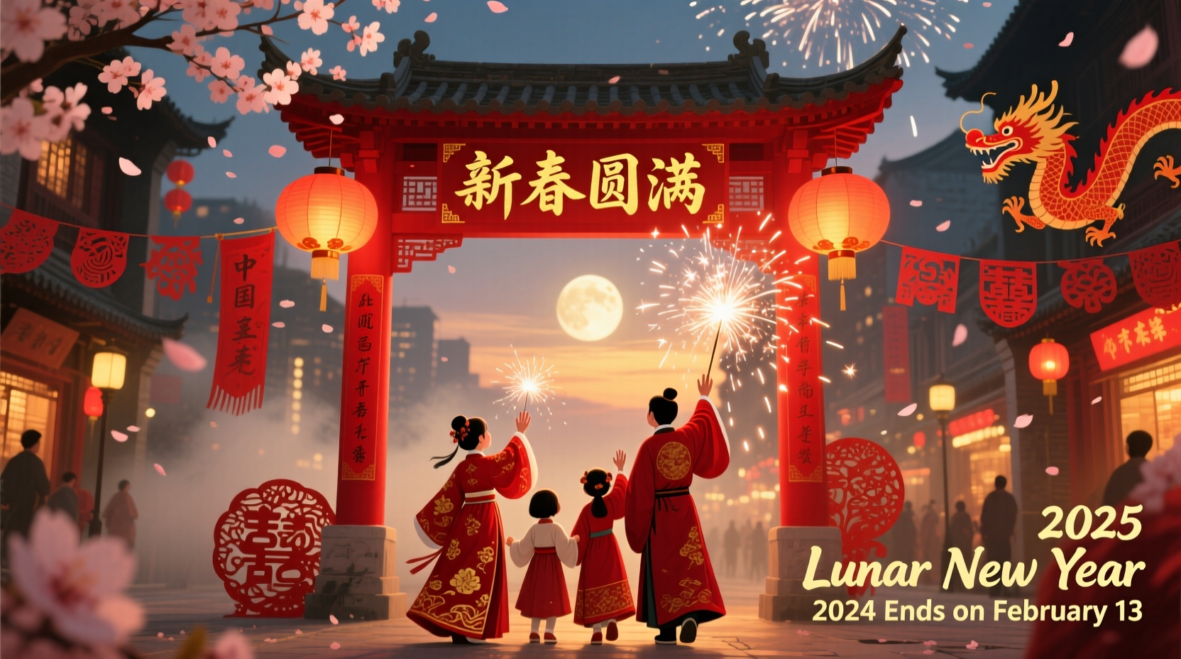 when does chinese new year end 2025