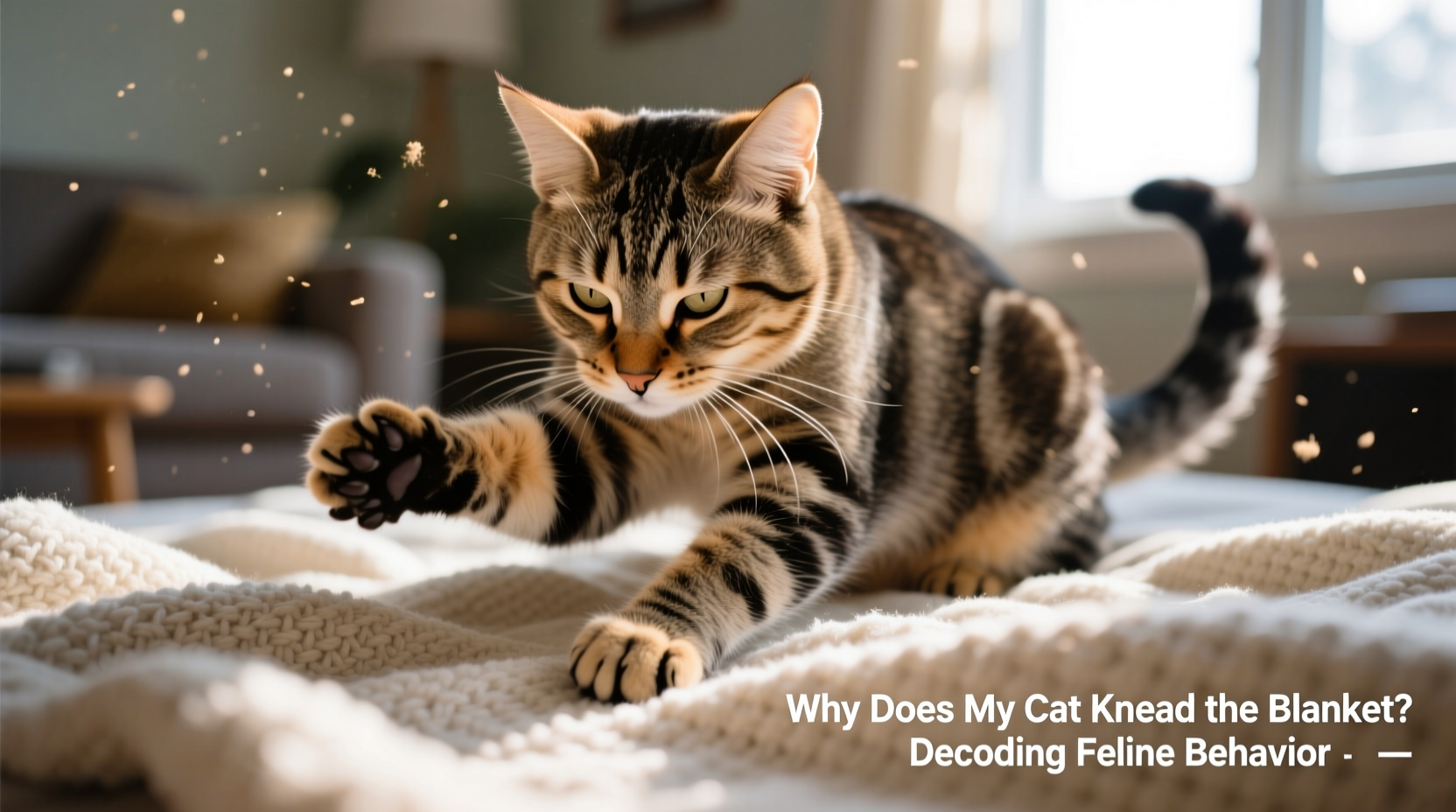 why does my cat knead the blanket decoding feline behavior