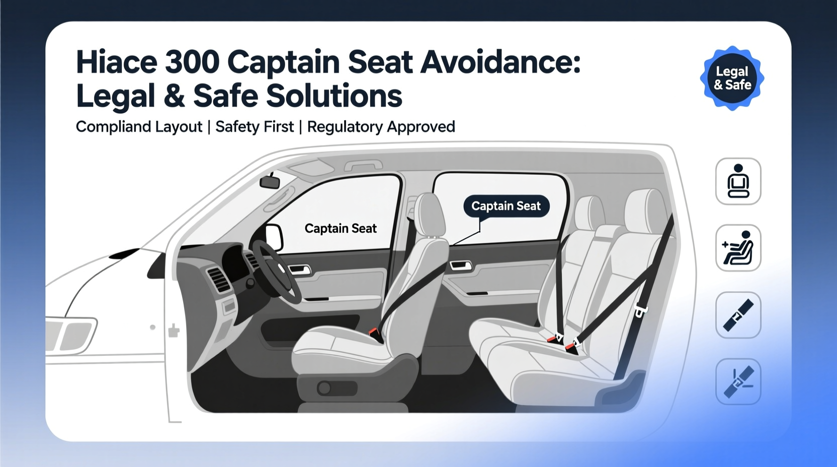 hiace 300 captain seat avoidance