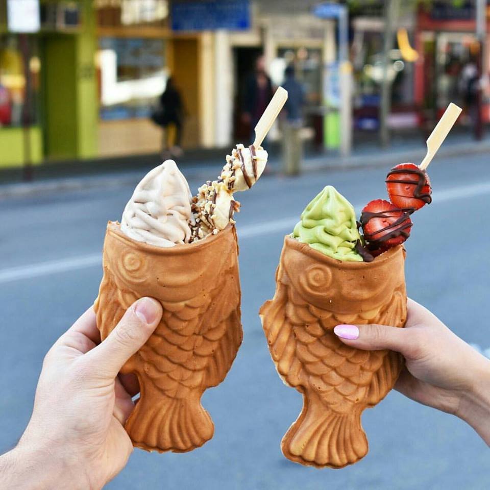 New Yorksたいやきアイスクリームコーン機鯛焼きワッフル