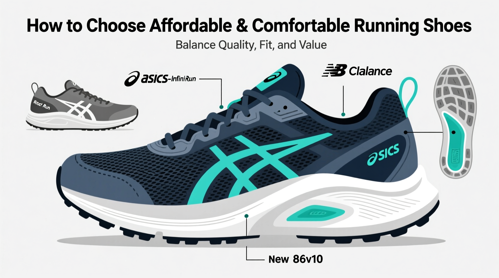 how to choose affordable and comfortable running shoes without sacrificing quality