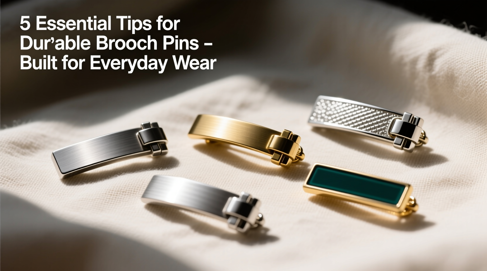 essential tips for choosing durable brooch pins built for everyday wear