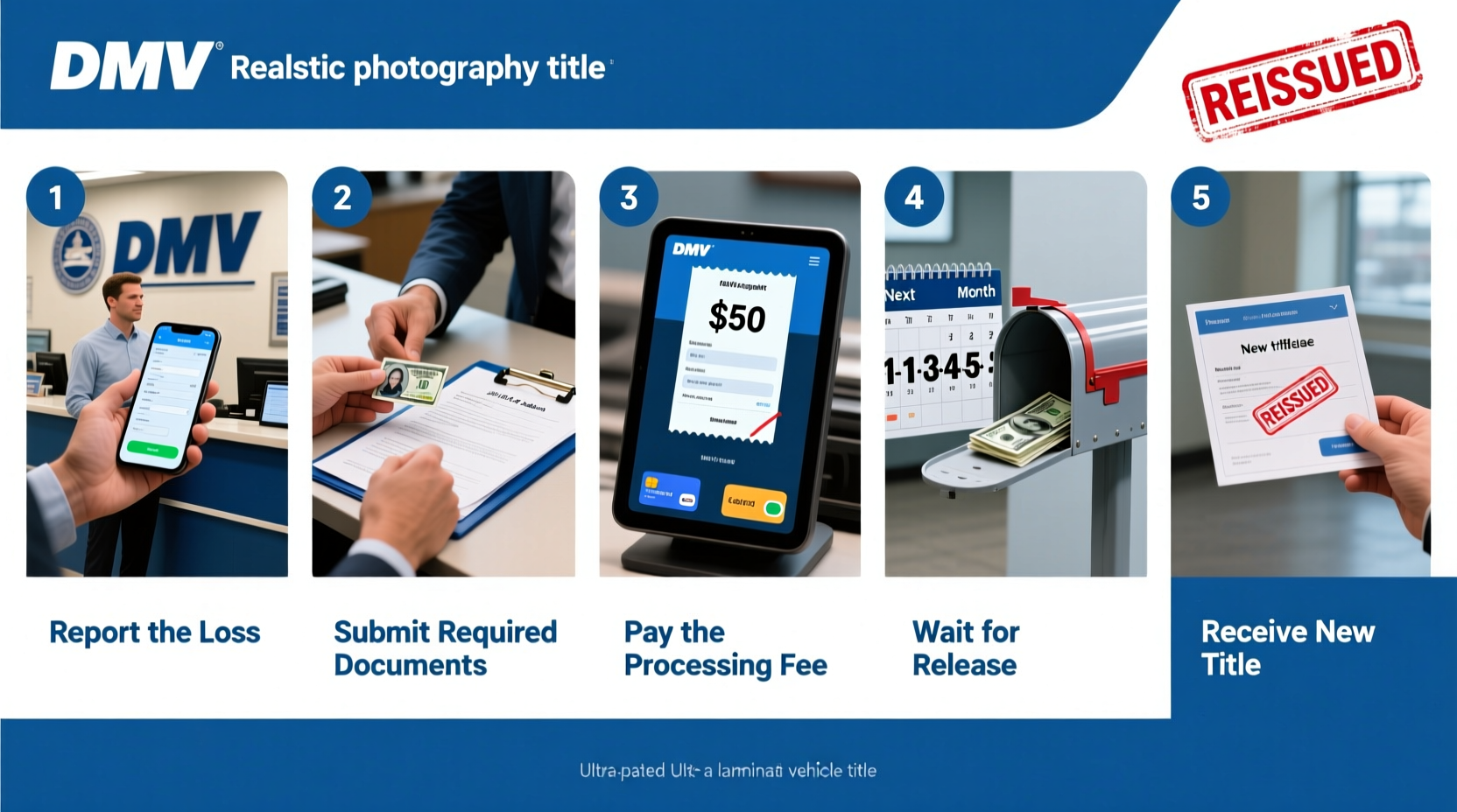 step by step guide to recovering a vehicle title when lost or missing