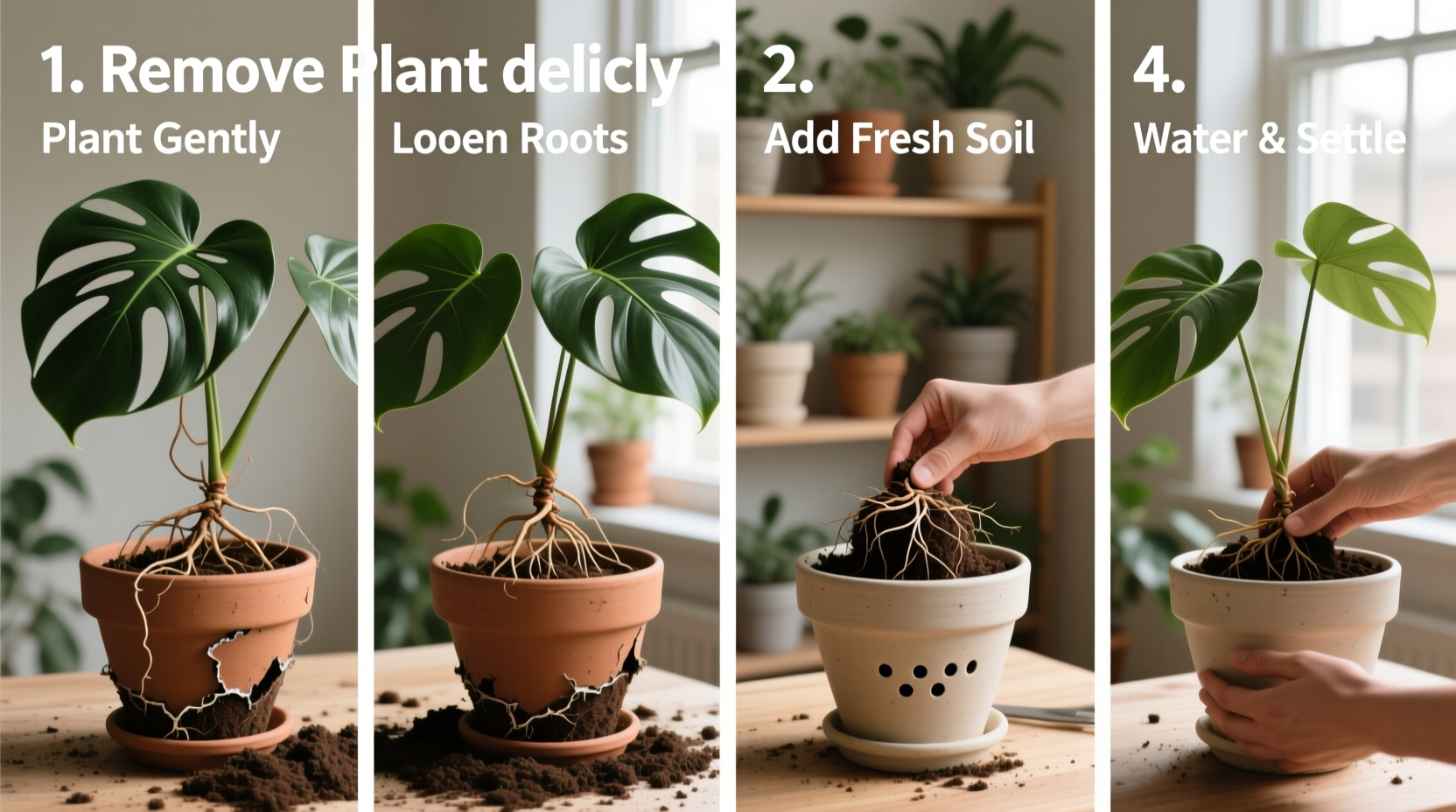 How to Repot a Monstera Plant: Step-by-Step Guide