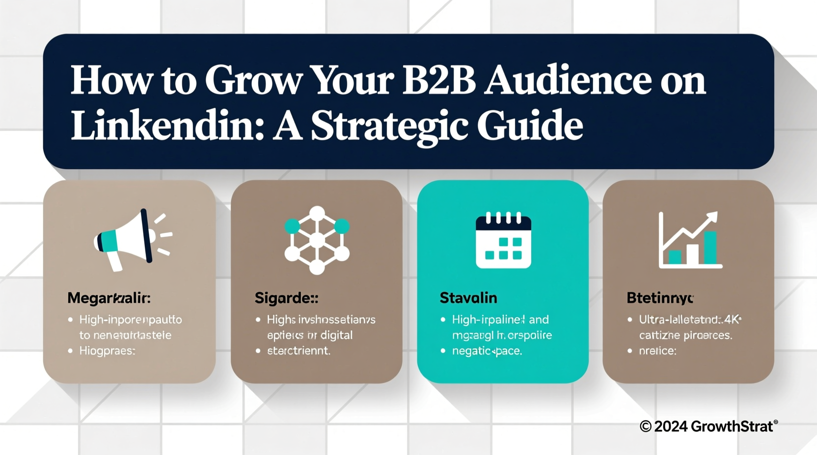 how to grow your b2b audience on linked