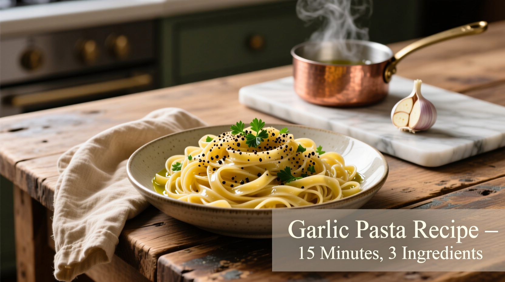 garlic pasta recipe
