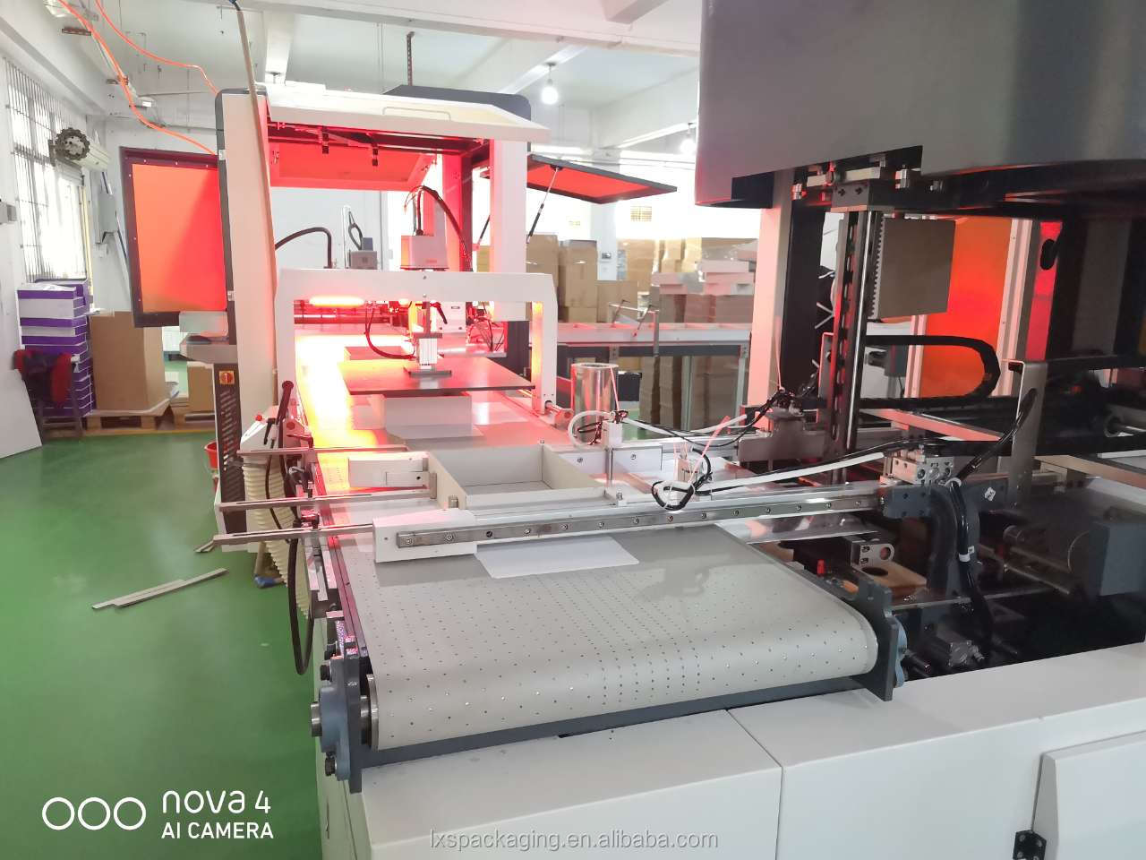 LS-1246G Automatic Case Maker & Set Up Box Making Machine Paper Board Making Machine
