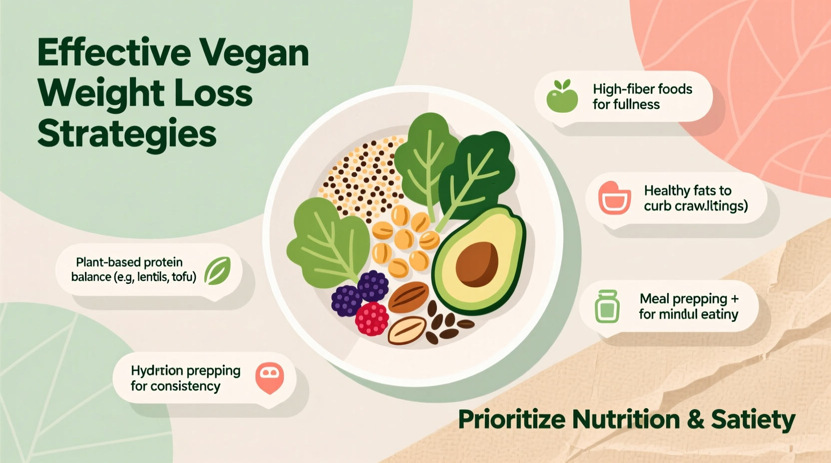 effective strategies to lose weight on a vegan diet without sacrificing nutrition