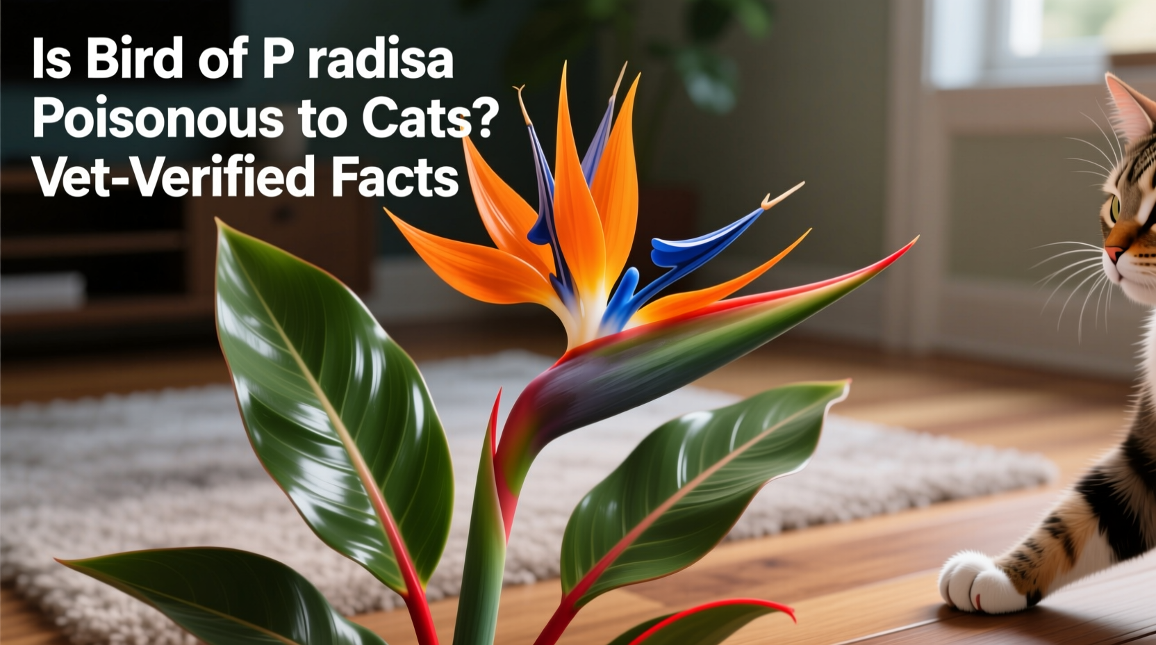 are birds of paradise poisonous to cats