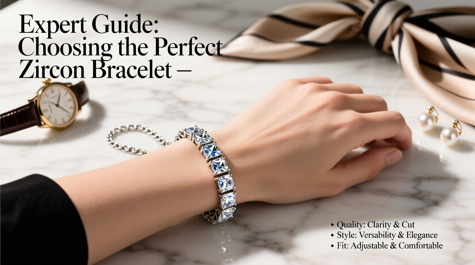 expert guide to choosing the perfect zircon bracelet for women style quality and fit explained