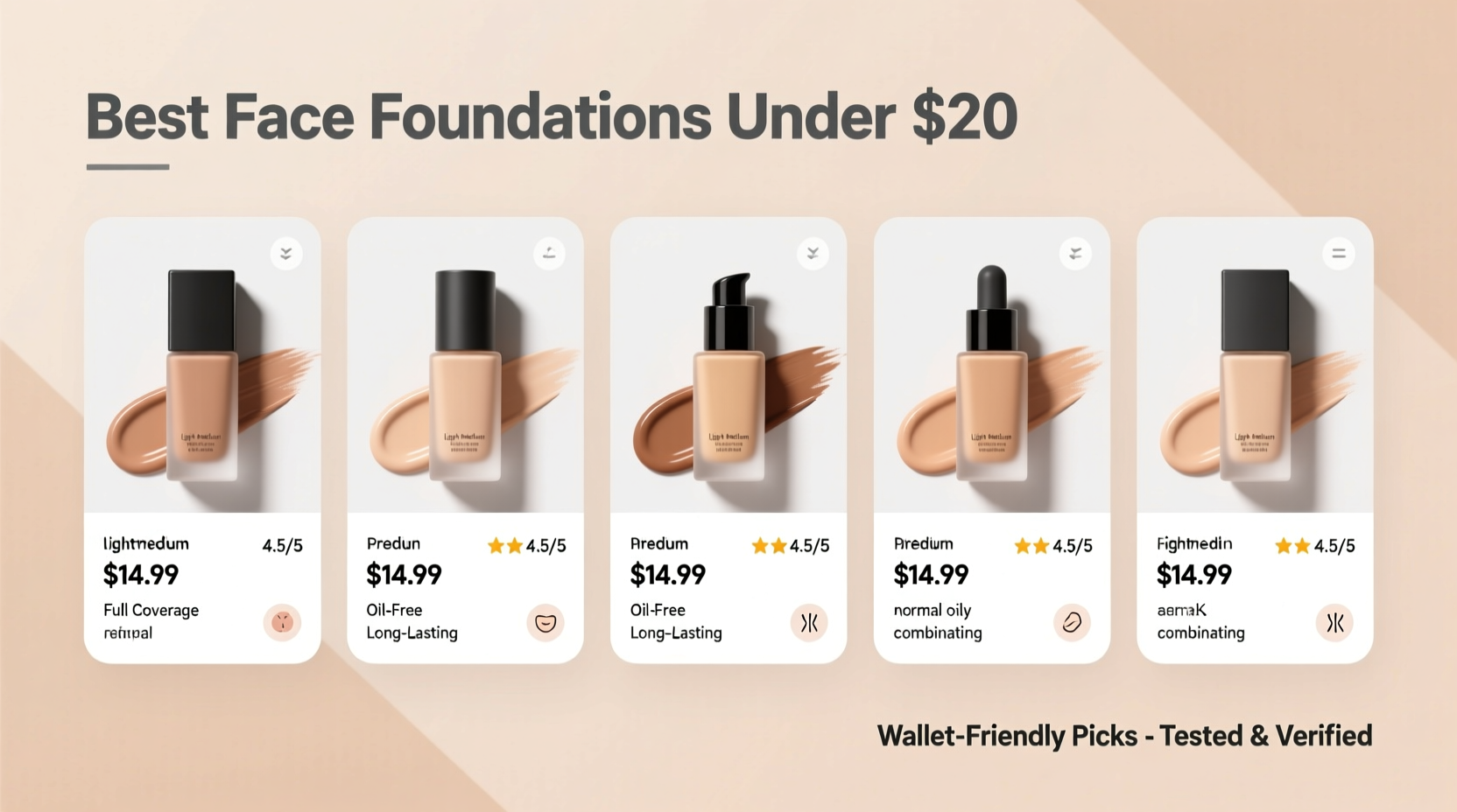 reliable options for the best face foundation at wallet wise prices