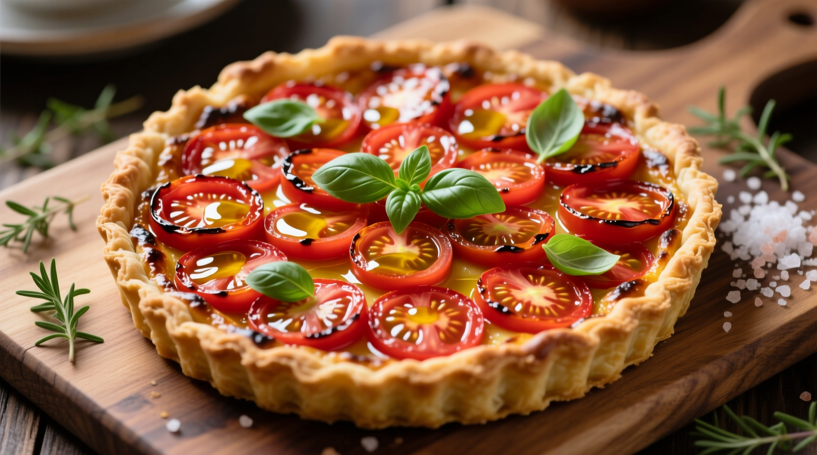 Perfect Tomato Tart Puff Pastry Recipe in 45 Minutes