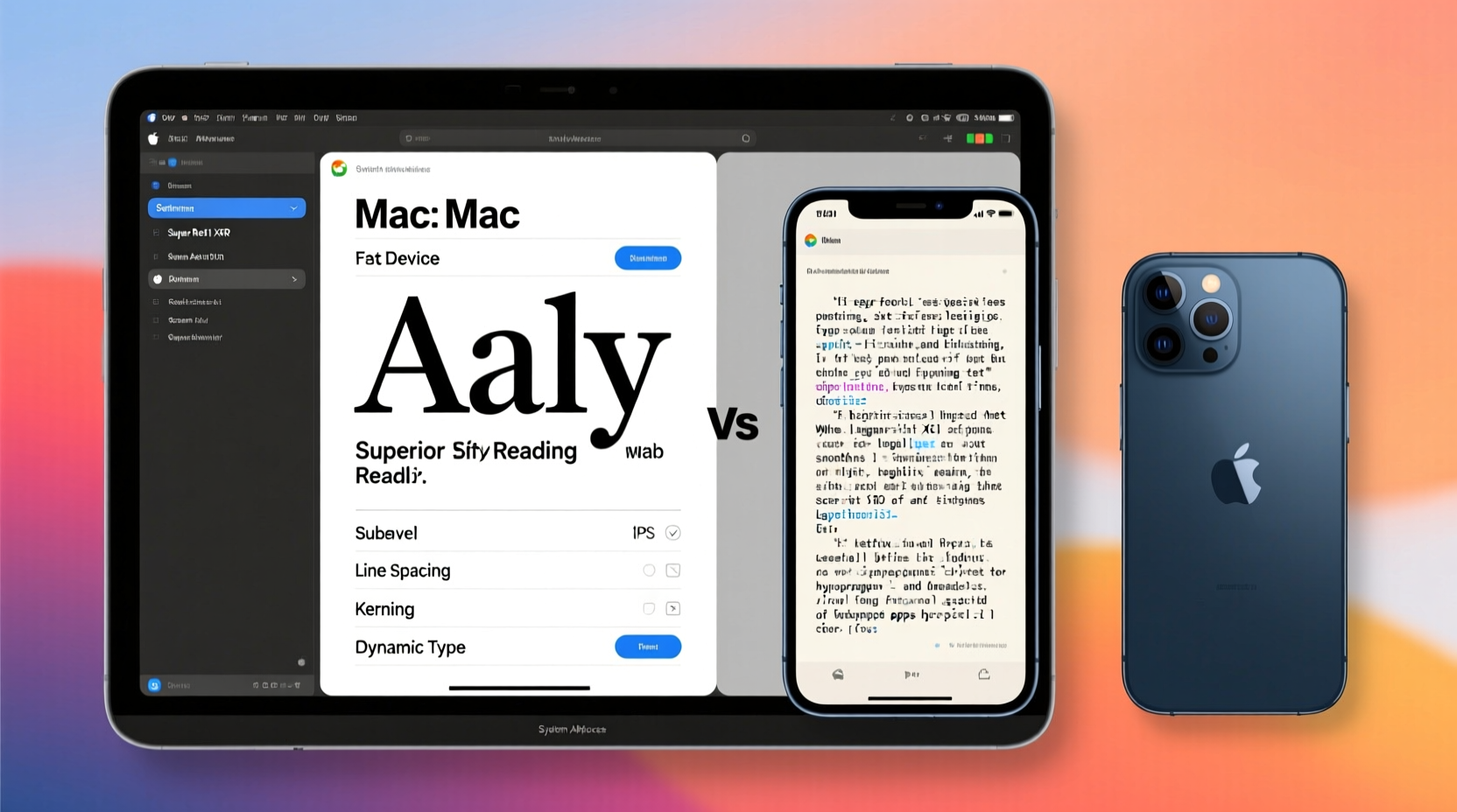 why does text formatting look different on my mac vs iphone is one better