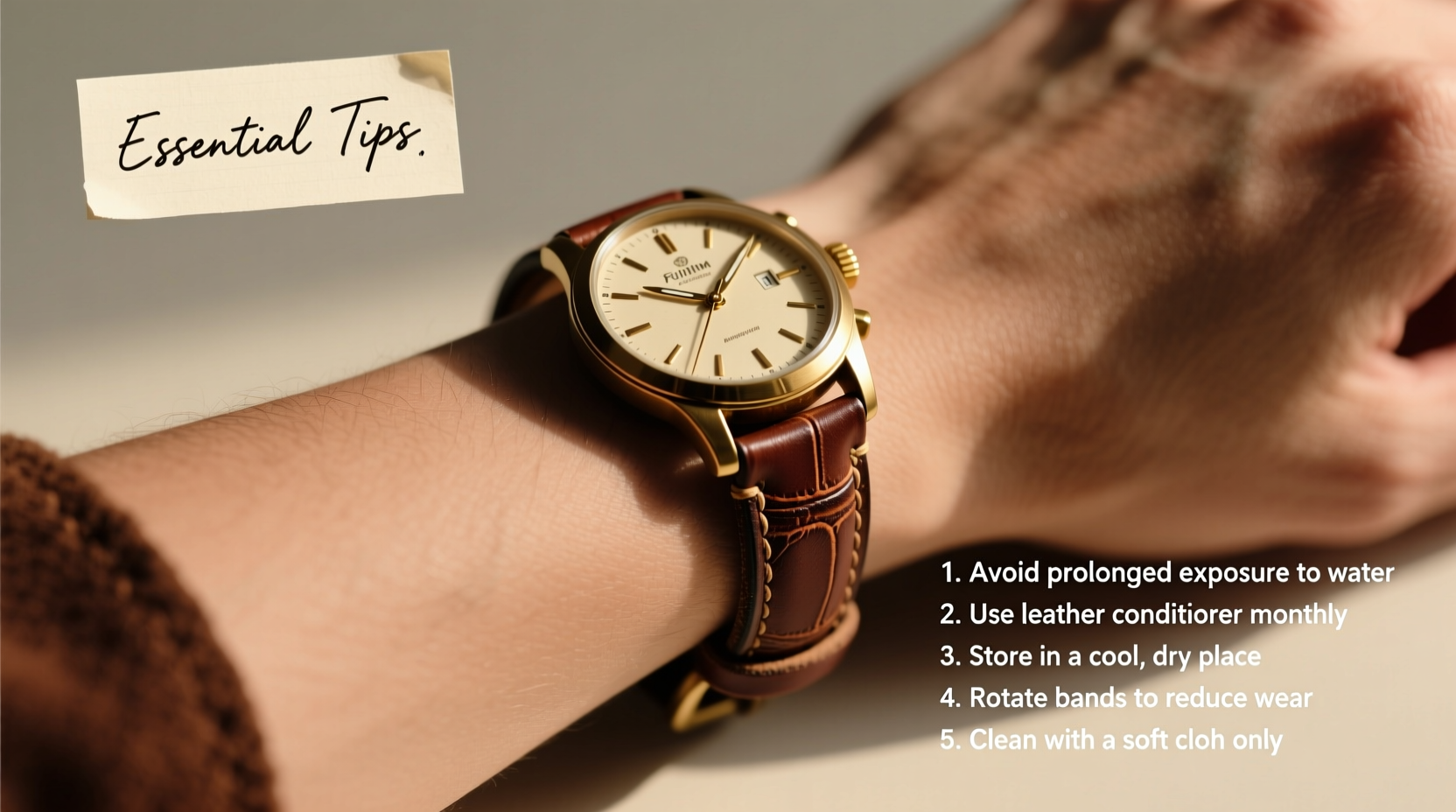 essential tips for maintaining and extending the life of your leather watch band 2