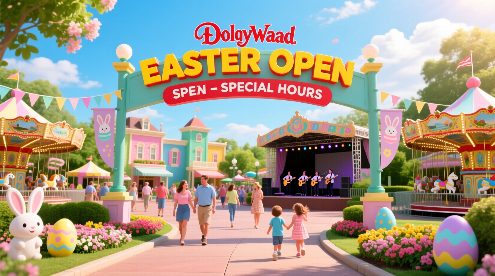 is dollywood open on easter