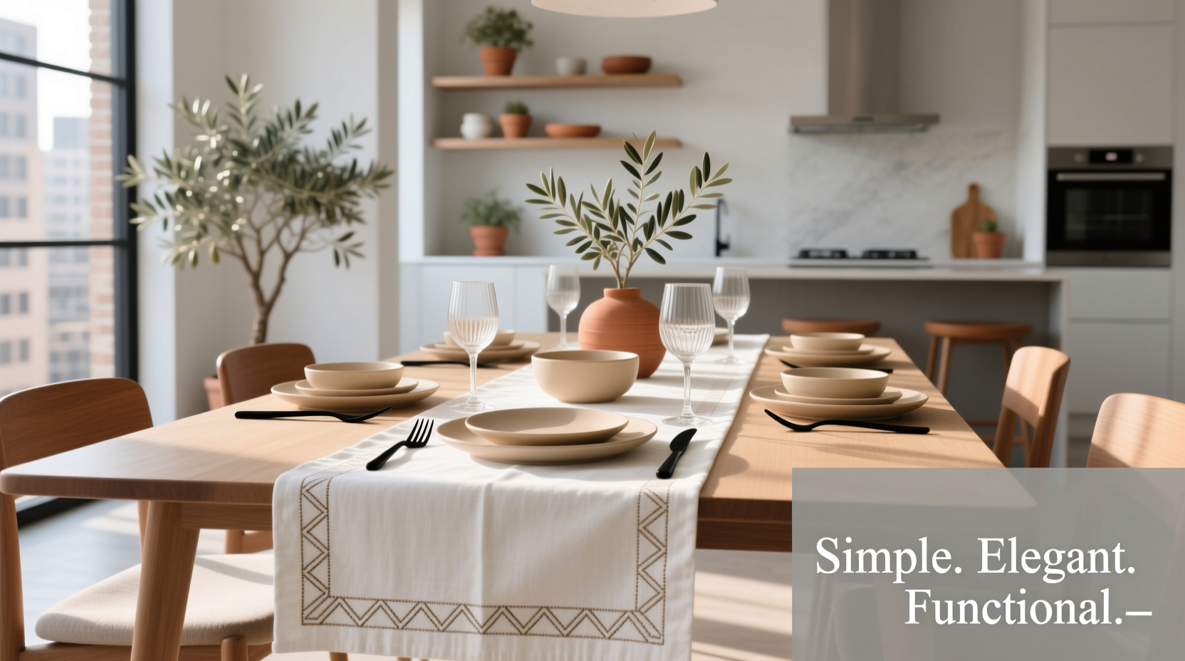 stylish and practical tips for creating a modern table setting with a runner