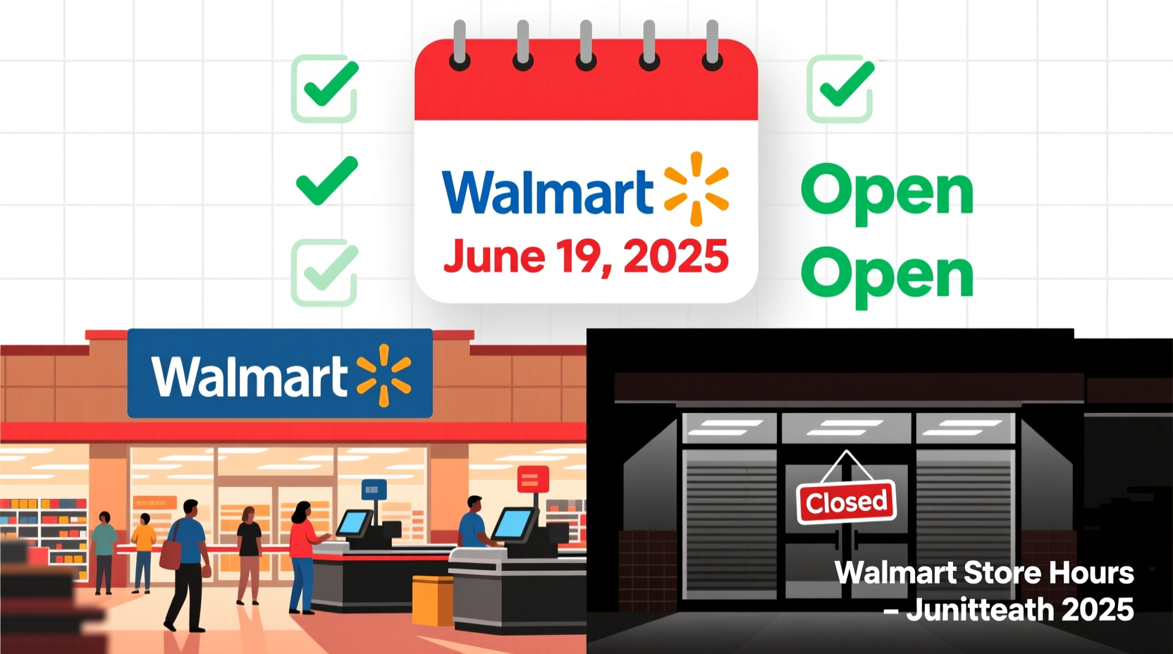 is walmart open on juneteenth