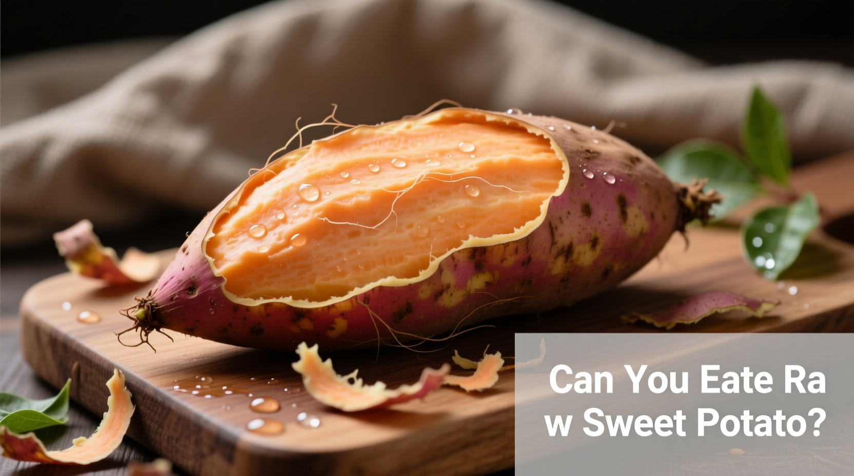 can you eat raw sweet potato
