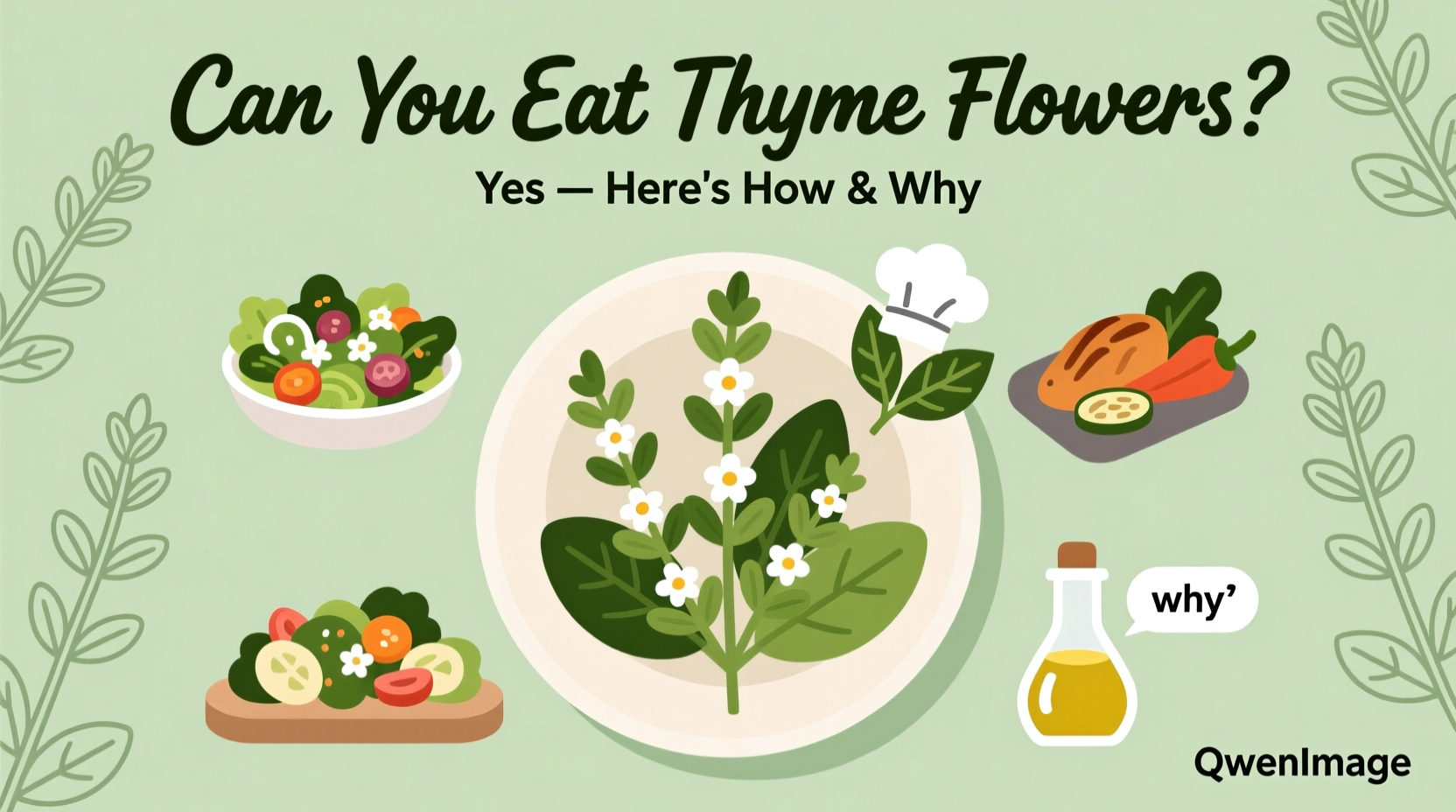 can you eat thyme flowers