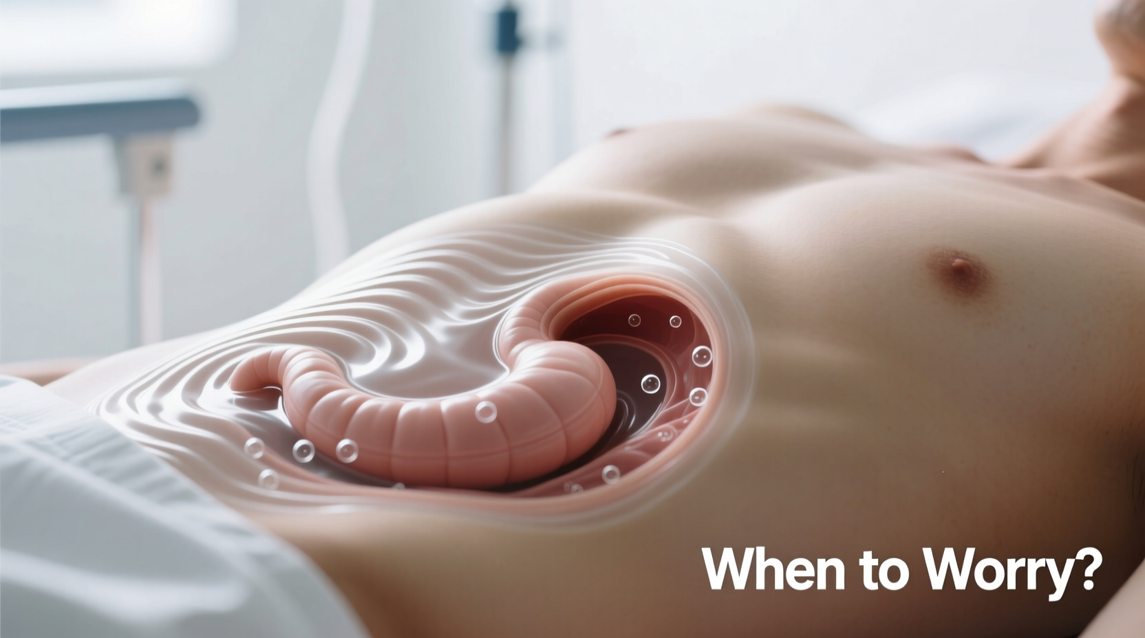 stomach making bubbling noises causes when to worry